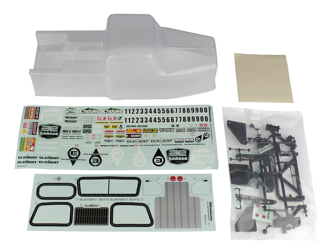 Element RC Enduro Ecto Body Set, Clear