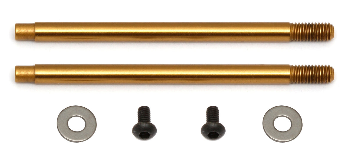 Factory Team 3x27.5mm Shock Shafts (V2), TiN