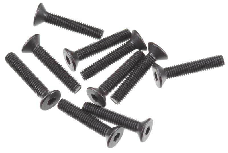 Axial Hex Socket Flat Head M3x16mm Black (10) - AXIC0147