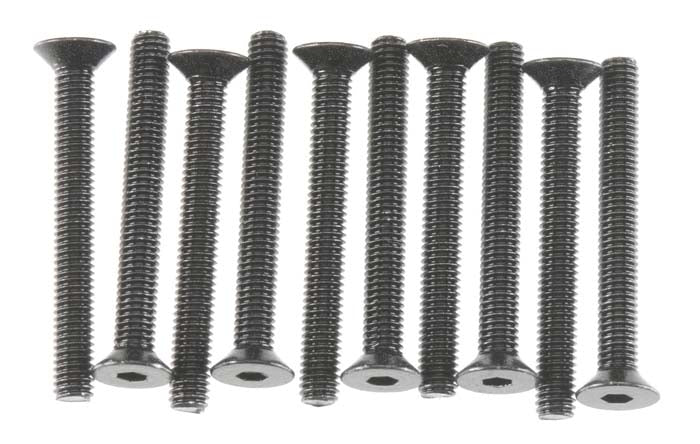 Axial Hex Socket Flat Head M3x25mm Black (10) - AXIC1050
