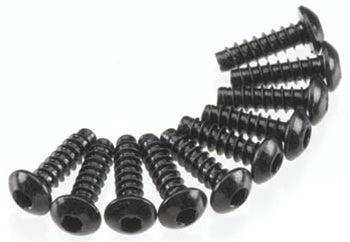 Axial Hex Tap Button Head M3x10mm Black (10) - AXIC0121
