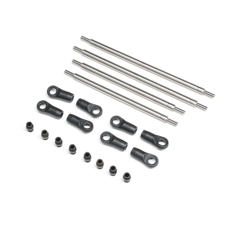 Axial AXP8 Rear Upper / Lower 4WS Links Set - Titanium