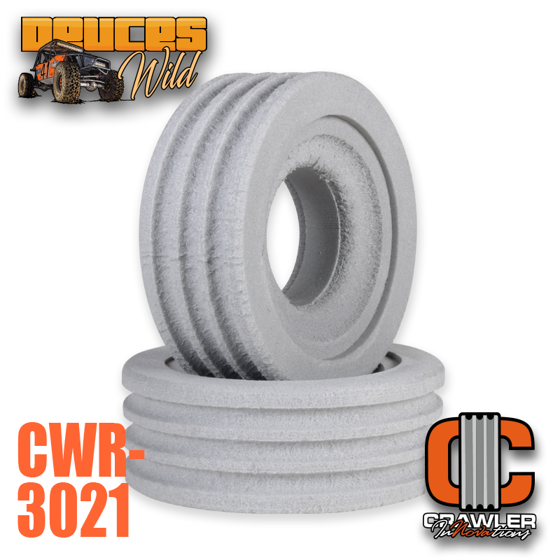 Crawler Innovations Deuce's Wild Single Stage for 1.55 Tires; 4.0" - 4.40" Tall Foams (2)