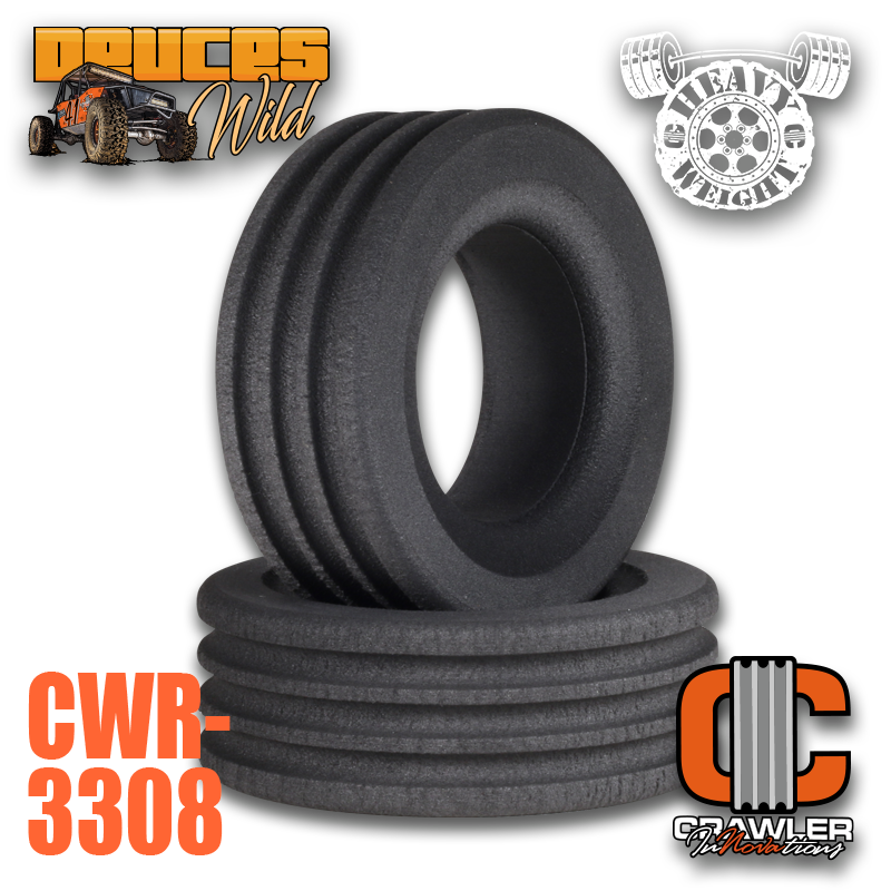 Crawler Innovations Deuce's Wild Heavy Weight Single Stage 4.00" - 4.40" Tall 1.9 Tire Foams (2)