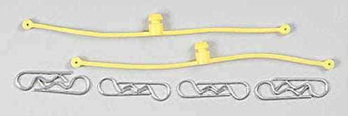 Du-Bro Body Klip Retainers Yellow (2)