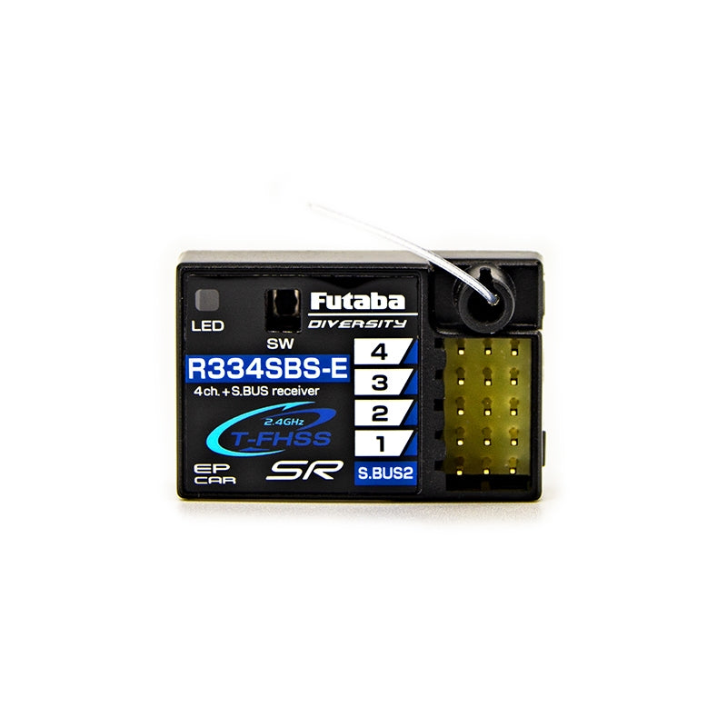 Futaba R334SBS-E 4-Ch S.BUS2 2.4GHz T-FHSS Receiver 01102152-3