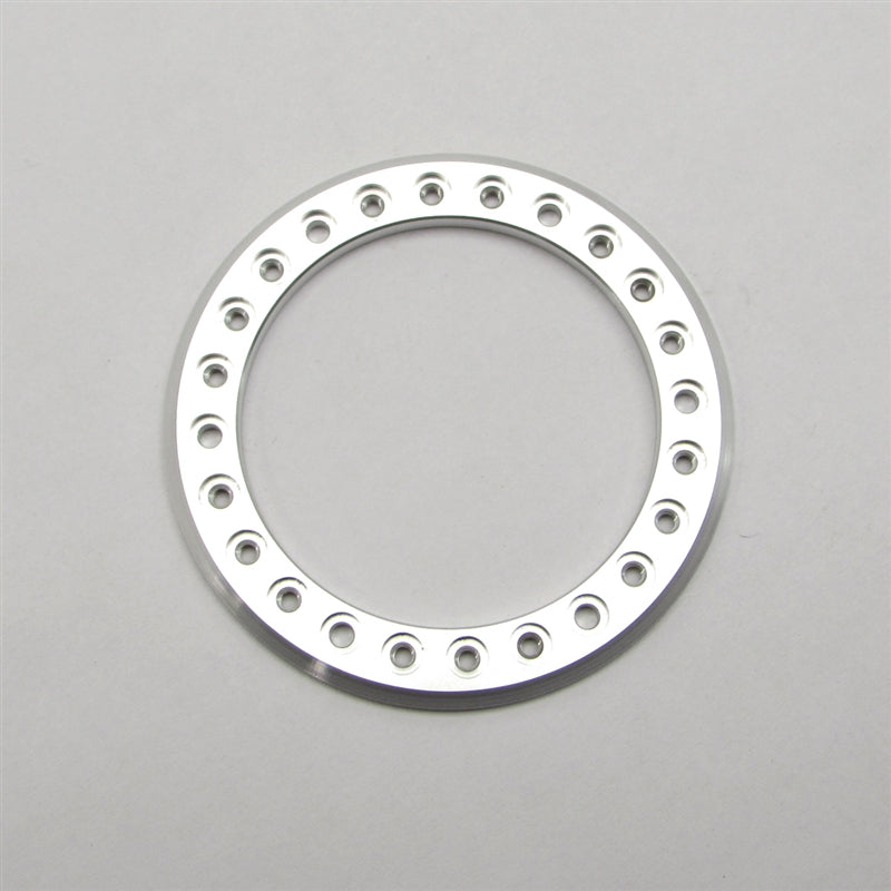 Gear Head RC 1.9" Aluminum Beadlock Rings - Silver (2)