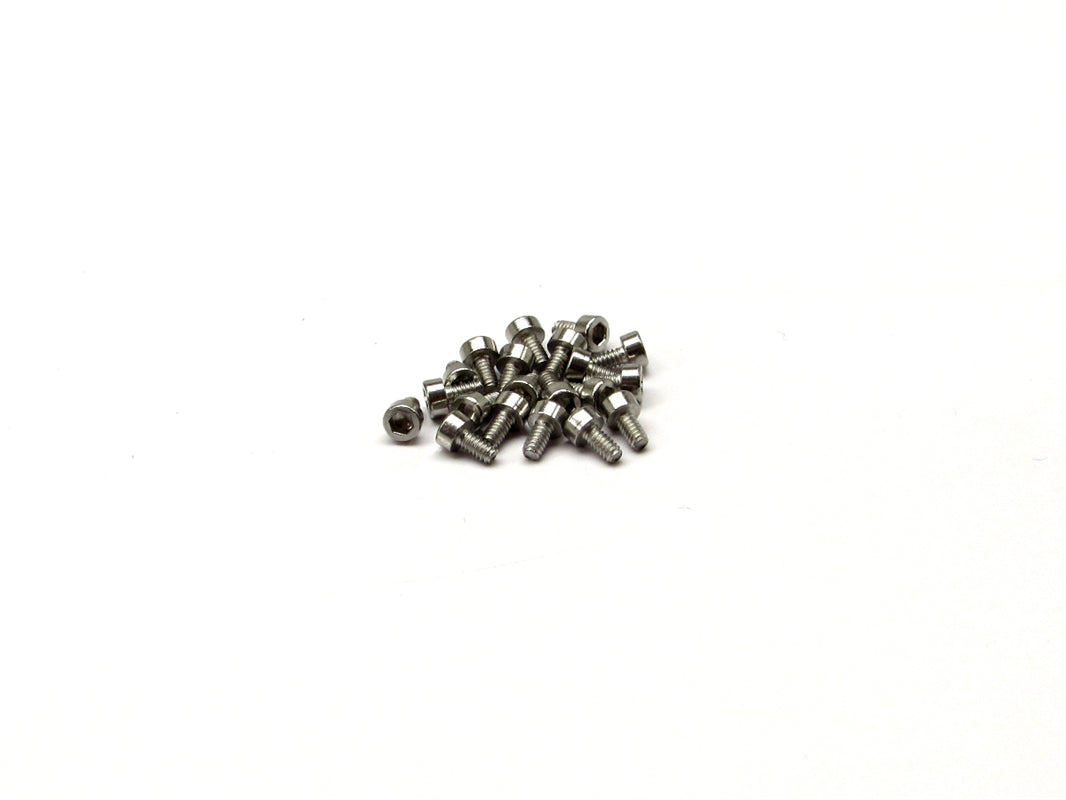 Gear Head RC M1.6 x 3 mm SS Socket Head Screws (20)