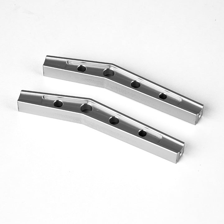 Gmade GS01 Machined M3 78mm Bent Lower Link (2) (Silver)