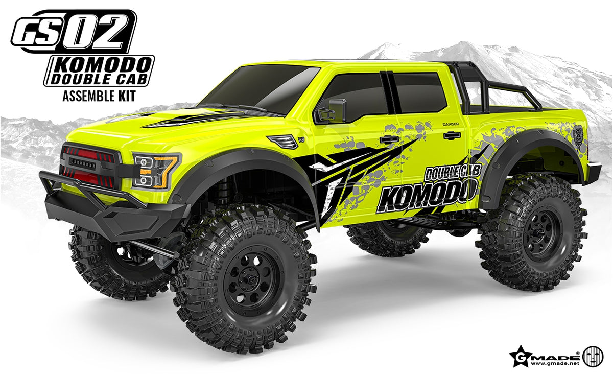 Gmade GS02 Komodo Double Cab TS 1/10 Scale Trail Crawler Kit