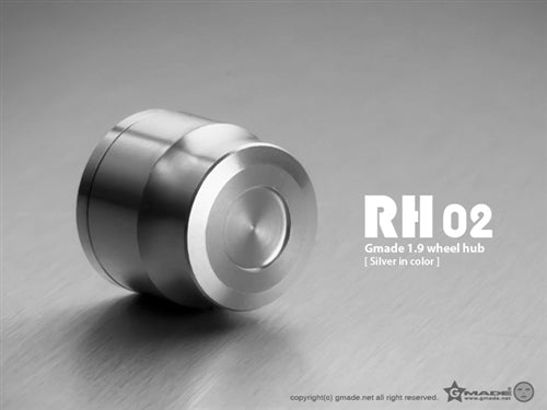 Gmade 1.9" RH02 Wheel Hubs (Silver) (4)