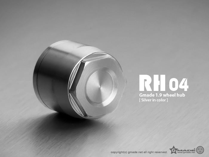 Gmade 1.9" RH04 Wheel Hubs (Silver) (4)