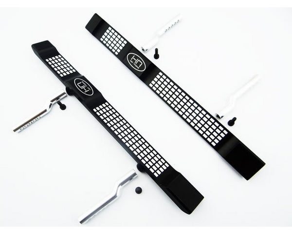 Hot Racing Alum Factory Style Side Steps 4 Dr jeep SCX10
