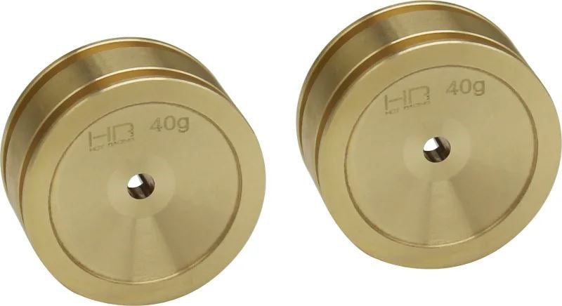 Hot Racing Brass Wheel Axial SCX24 (2)