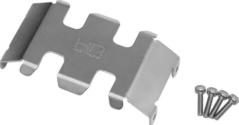 Hot Racing Stainless Steel Center Skid Plate SCX24