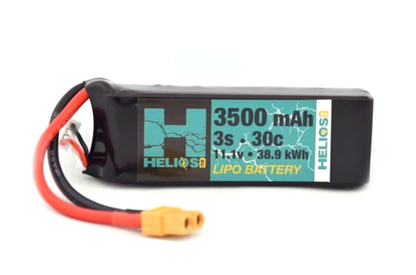 Helios RC 3S 11.1V 3500mAh 30C LiPo Battery - XT60
