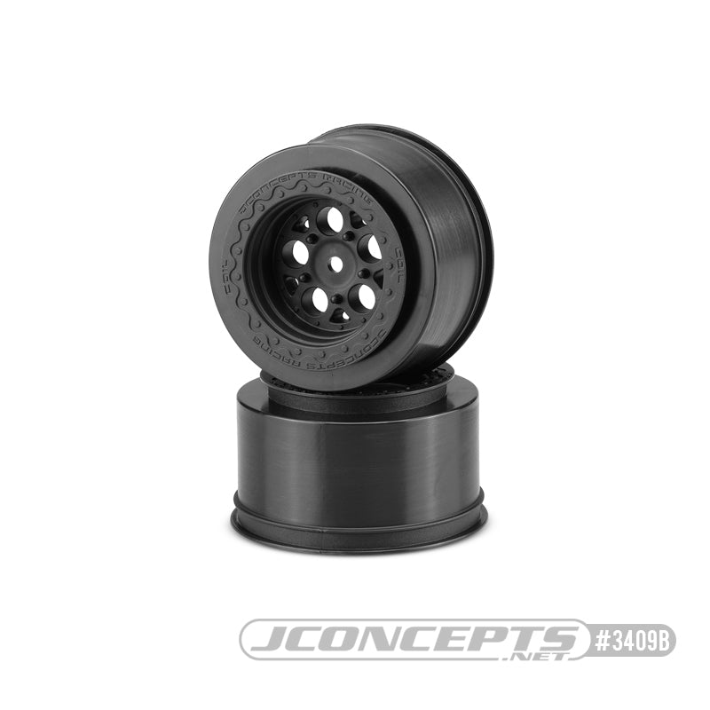 JConcepts Coil Mambo 2.2" x 3.0" Rear Wheels, Black (2)
