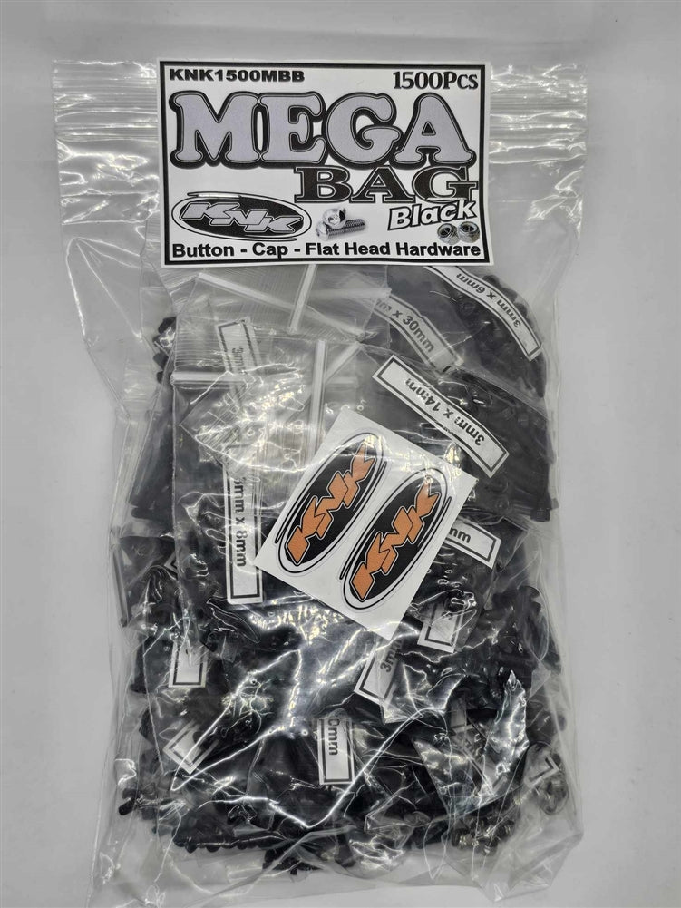 Team KNK MEGA Bag Black Oxide Hardware Kit (1500)