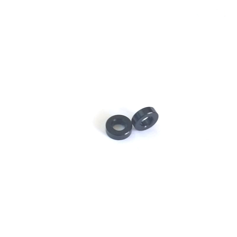 Team KNK 3mm x 2mm Aluminum Spacers (10) pc - Black