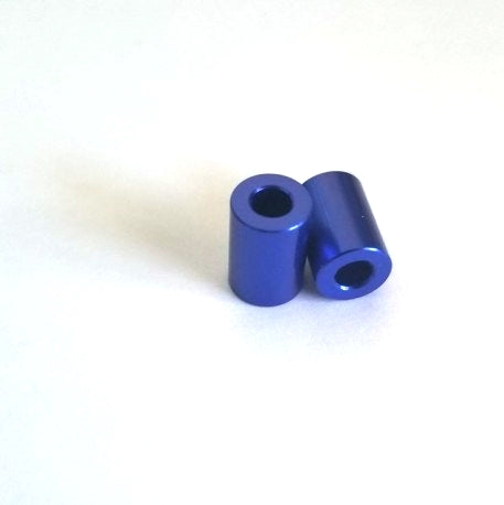 Team KNK 3mm x 9mm Aluminum Spacers (25) pc - Blue