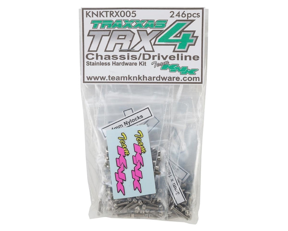 Team KNK Traxxas TRX-4 Chassis & Driveline Stainless Hardware Kit