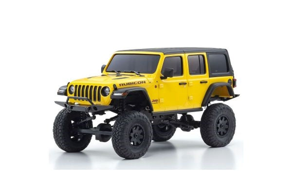 Kyosho MINI-Z 4X4 RTR with Jeep Wrangler Unlimited Rubicon Body - Hellayella