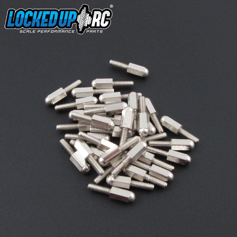 Locked Up RC M2 Acorn Wheel Studs Long (35) - LOC-063