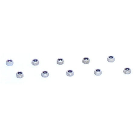 Losi 4-40 Aluminum Mini-Nuts (10)
