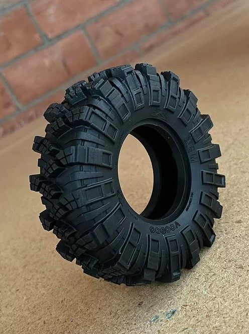 Team Ottsix Racing 1.9" / 4.19" Voodoo KLR/M Tires - Red (Super Soft) (2)