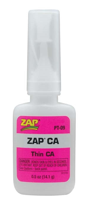 Pacer Technology Zap Pink CA Glue 1/2 oz (Thin)