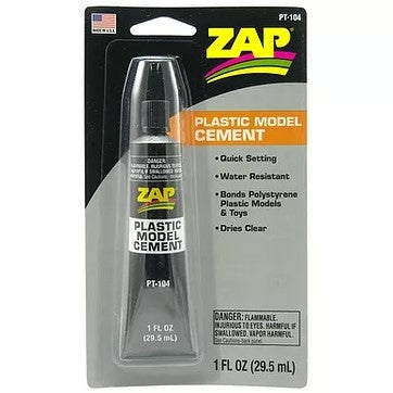 Pacer Technology ZAP Plastic Model Cement, 1oz