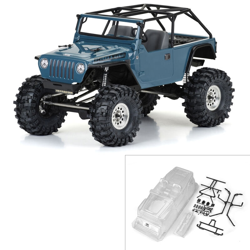 Pro-Line 2004 Jeep LJ Clear Body and Cage for 12.3" (313mm) Wheelbase