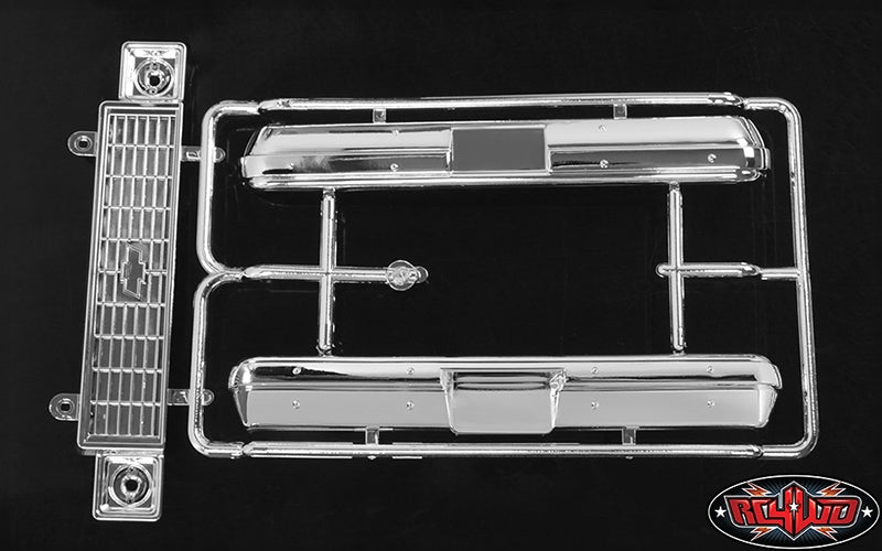 RC4WD Chevrolet Blazer and K10 Chrome Grille And Bumper Parts Tree