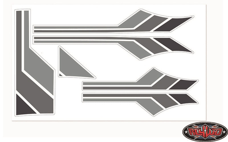 RC4WD Toyota 82-83 Body Decals (Grey)