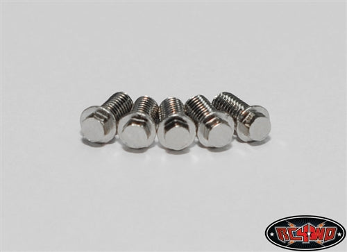 RC4WD M3 x 6mm Miniature Scale Hex Bolts, Silver (20)