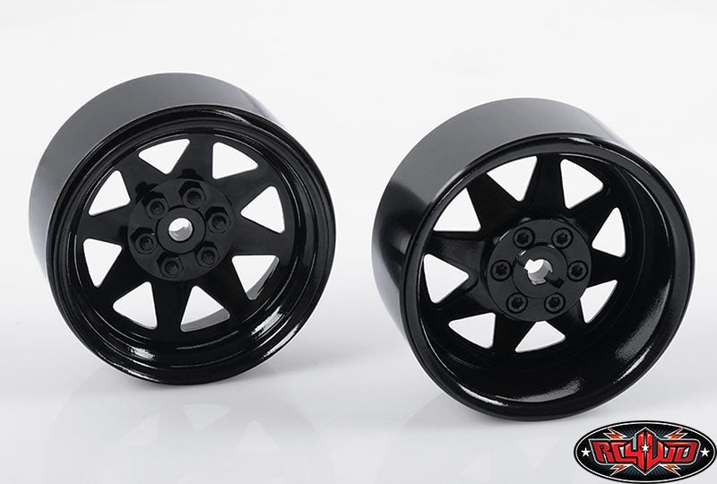 RC4WD 6 Lug Wagon 2.2" Steel Stamped Beadlock Wheels (Black) (4)