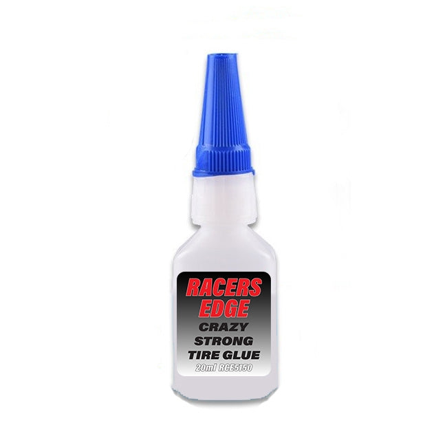 Racers Edge Crazy Strong Tire Glue with Pin Cap and Tips - Thin (20g)