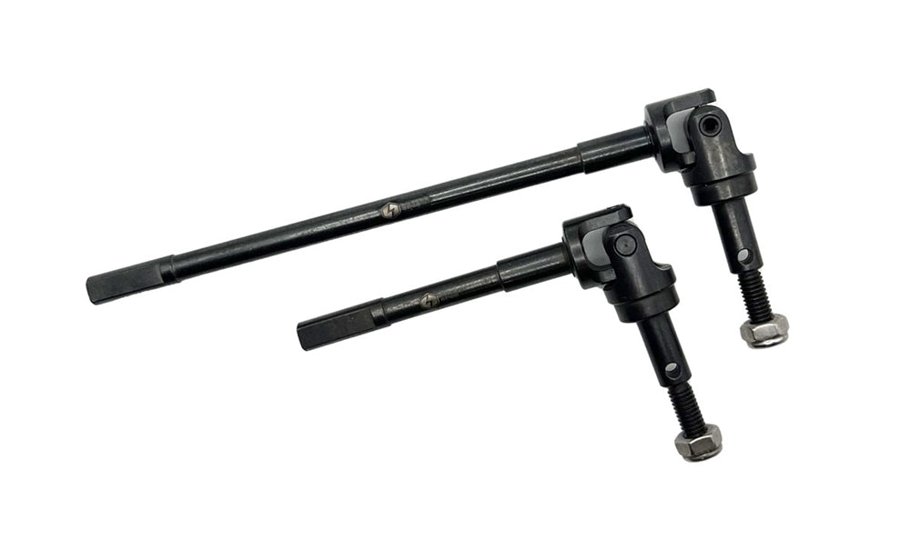 Racers Edge Steel CNC Front Drive Shaft Set for Axial SCX6