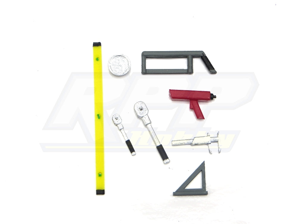 RC Mayhem Garage 1/10 Scale Tools w/Magnetic Tray