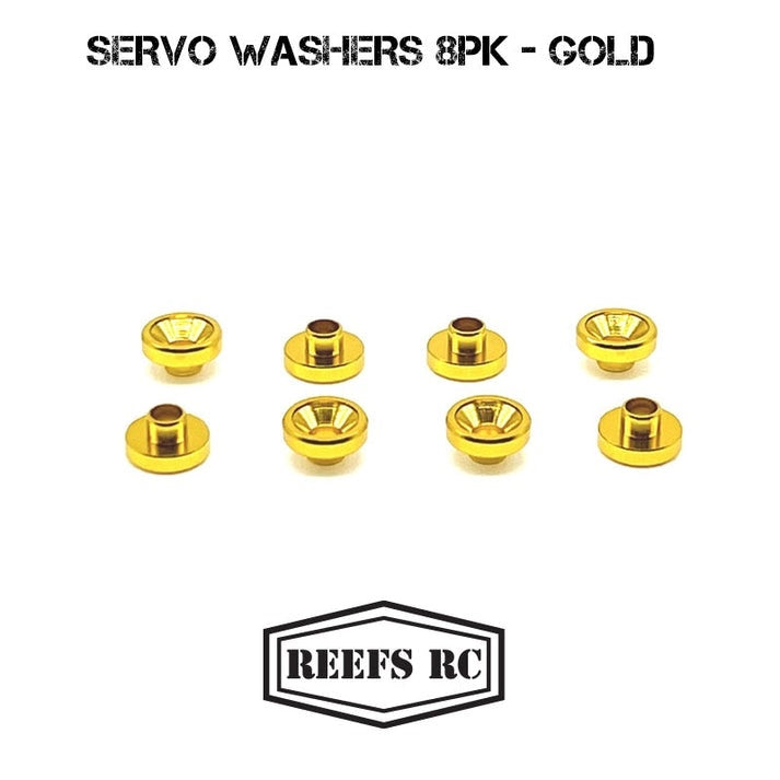 REEFS RC Servo Washers - Gold (8)