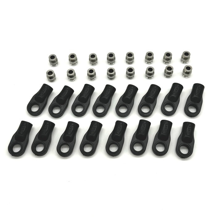 REEFS RC XP Rod Ends & Stainless Steel Pivot Balls (16)