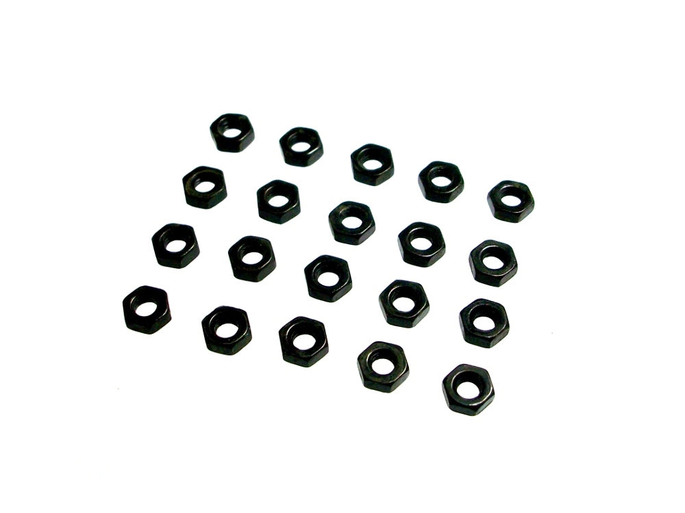 M3 Black Hex Nuts (20)