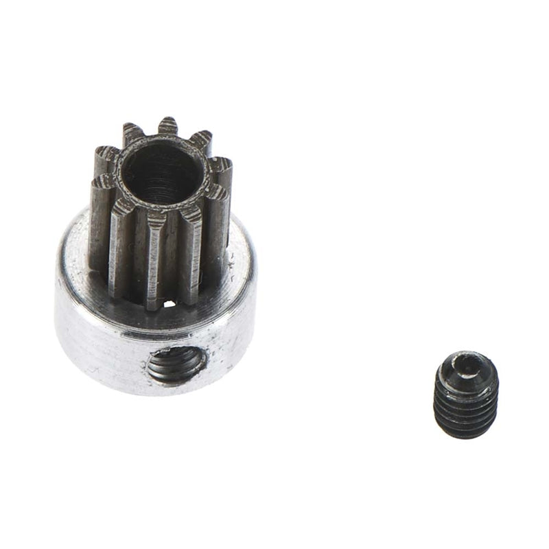 Robinson Racing Wide X-Hard 48P 10T 1/8" Shaft Pinion Gear w/Alum Collar