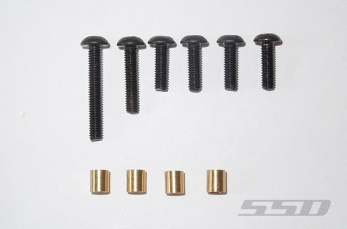 SSD RC Pro Aluminum Knuckles for SCX10 II (Silver)
