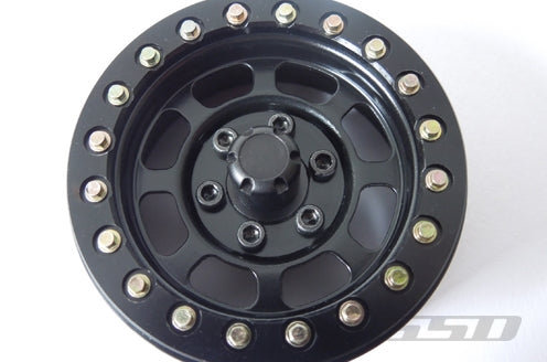 SSD RC Scale Rear Hubs (Black) (2)