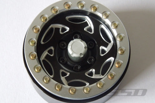 SSD RC Scale Front / Rear Hubs (Silver) (2)