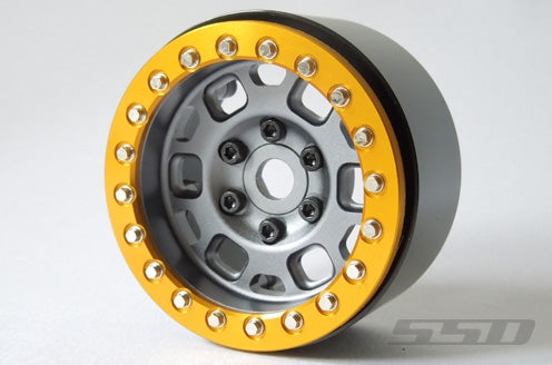 SSD RC 1.9" Gold Aluminum Beadlock Rings (2)