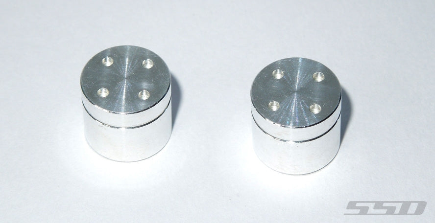 SSD RC M5 Locking Hubs (Silver) (2)