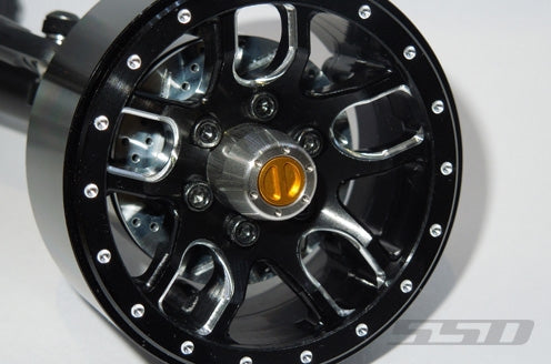 SSD RC Manual Locking Hub Screw (Gold)