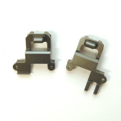 STRC Aluminum Front Shock Tower / Panhard Mount (1 Pair) TRX-4 (Gun Metal)